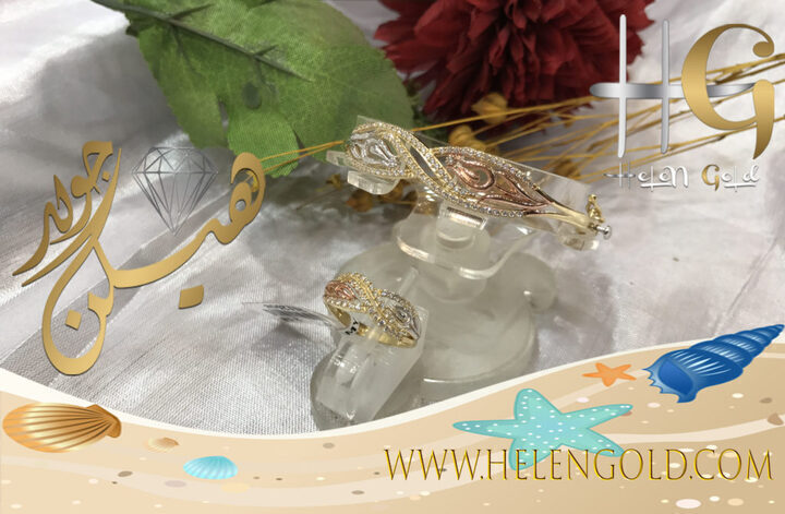 اسوره بالخاتم أطفال نص طقم - اساور bracelets  اللون : اصفر العيار : 18 الوزن تقريبا : 9 جرام
